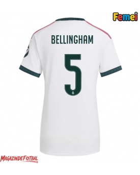 Real Madrid Jude Bellingham #5 Tricou Fotbal Replică 2026-27 Femei Acasa Real Madrid Jude Bellingham #5 Tricou Fotbal Replică 2026-27 Femei Acasa